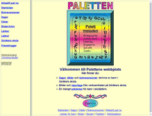 Tablet Screenshot of paletten.timra.se
